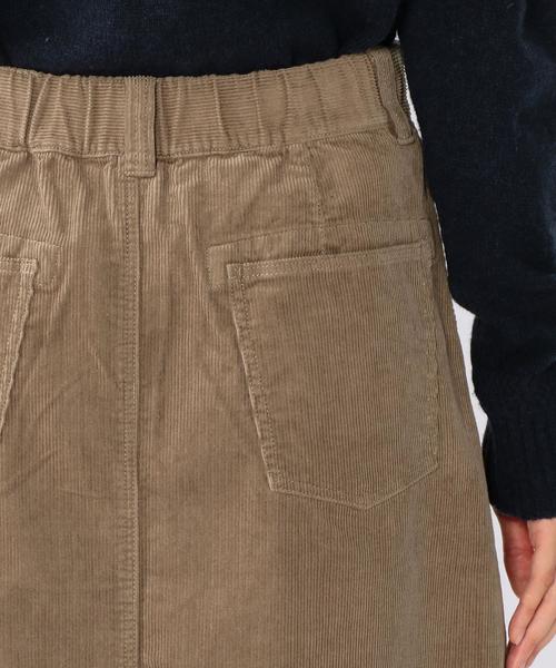 coen（コーエン）の「コーデュロイロングスカート（スカート・レディース・ネイビー/ベージュ・LARGE/MEDIUM）」の15枚目の写真
