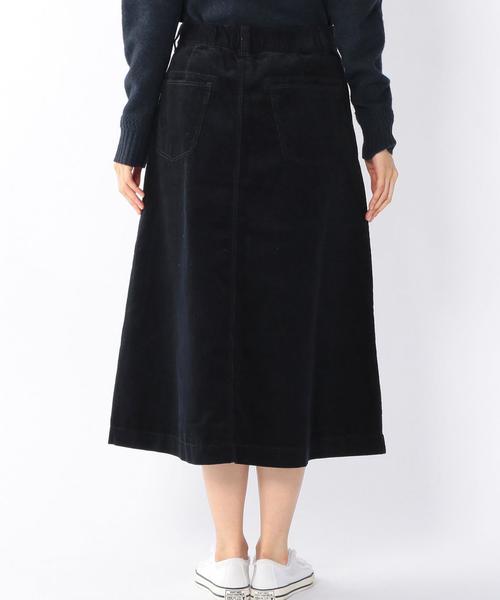 coen（コーエン）の「コーデュロイロングスカート（スカート・レディース・ネイビー/ベージュ・LARGE/MEDIUM）」の10枚目の写真