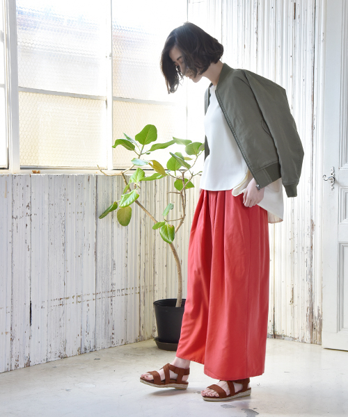 studio CLIP（スタディオクリップ）の「【days】 タックスカーチョ（その他パンツ・レディース・ピンク/スモーク/ベージュ・LARGE/MEDIUM）」の11枚目の写真