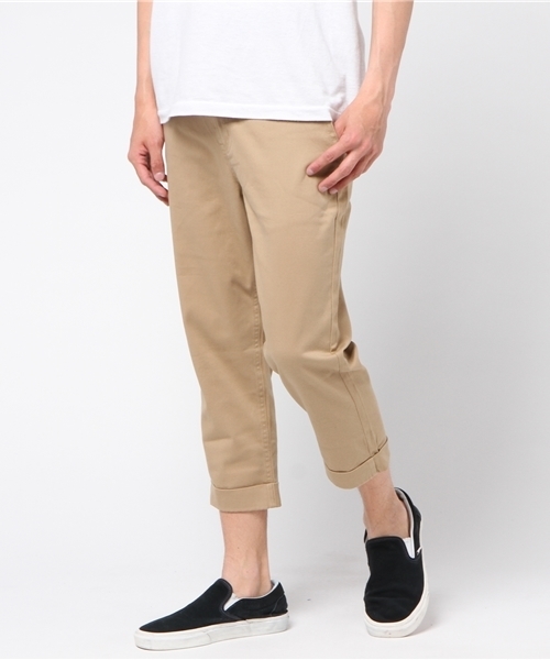 VIBGYOR（ヴィブジョー）の「VIBGYOR Select/ ストレッチカラークロップドパンツ（チノパンツ・メンズ・ブルー/ブラック/カーキ/ホワイト/レッド/ベージュ/ネイビー・X-LARGE/SMALL/MEDIUM/LARGE）」の18枚目の写真