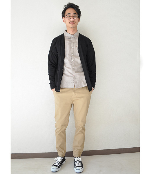 VIBGYOR（ヴィブジョー）の「VIBGYOR Select/ ストレッチカラークロップドパンツ（チノパンツ・メンズ・ブルー/ブラック/カーキ/ホワイト/レッド/ベージュ/ネイビー・X-LARGE/SMALL/MEDIUM/LARGE）」の19枚目の写真