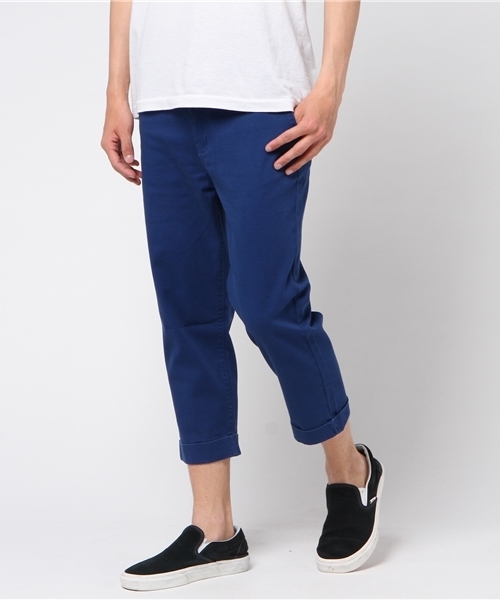 VIBGYOR（ヴィブジョー）の「VIBGYOR Select/ ストレッチカラークロップドパンツ（チノパンツ・メンズ・ブルー/ブラック/カーキ/ホワイト/レッド/ベージュ/ネイビー・X-LARGE/SMALL/MEDIUM/LARGE）」の22枚目の写真