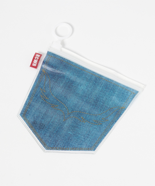 RODEO CROWNS WIDE BOWL（ロデオクラウンズワイドボウル）の「デニム ハート ピアス（ピアス（両耳用）・レディース・ブルー・FREE）」の4枚目の写真