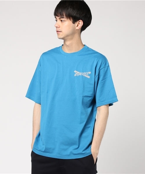 HYSTERIC GLAMOUR(ヒステリックグラマー)の「WALKED AWAY プリント Tシャツ(Tシャツ/カットソー・メンズ・ブルー/ホワイト/ブラック・X-SMALL/MEDIUM/SMALL/LARGE)」の1枚目の写真