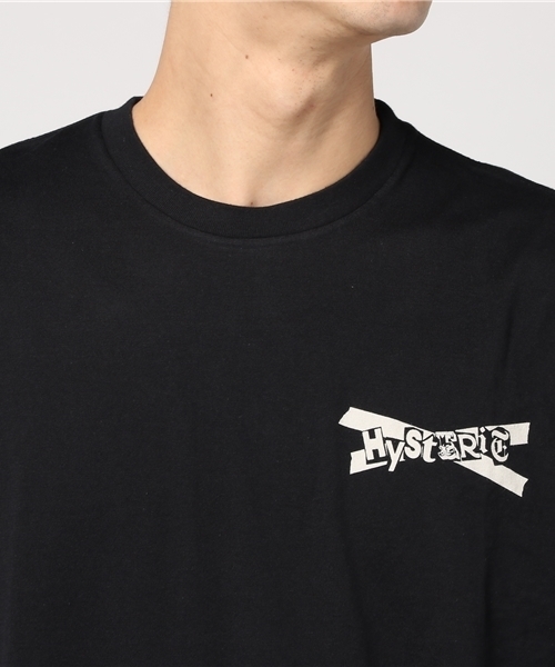 HYSTERIC GLAMOUR(ヒステリックグラマー)の「WALKED AWAY プリント Tシャツ(Tシャツ/カットソー・メンズ・ブルー/ホワイト/ブラック・X-SMALL/MEDIUM/SMALL/LARGE)」の6枚目の写真