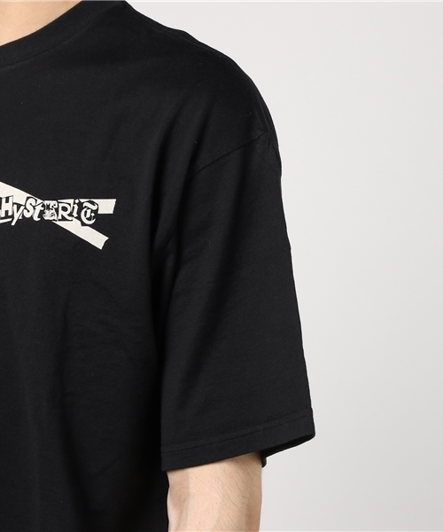 HYSTERIC GLAMOUR(ヒステリックグラマー)の「WALKED AWAY プリント Tシャツ(Tシャツ/カットソー・メンズ・ブルー/ホワイト/ブラック・X-SMALL/MEDIUM/SMALL/LARGE)」の7枚目の写真