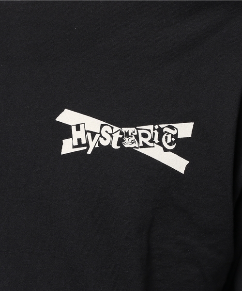 HYSTERIC GLAMOUR(ヒステリックグラマー)の「WALKED AWAY プリント Tシャツ(Tシャツ/カットソー・メンズ・ブルー/ホワイト/ブラック・X-SMALL/MEDIUM/SMALL/LARGE)」の8枚目の写真