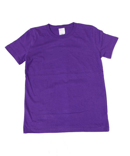 14+（イチヨンプラス）の「レディース無地Tシャツ（Tシャツ/カットソー・レディース・ブラック/カーキ/スカイブルー/ブラウン/ナチュラル/ネイビー/パープル/ホワイト/オレンジ/ブルー/グレー・MEDIUM/SMALL/LARGE）」の10枚目の写真