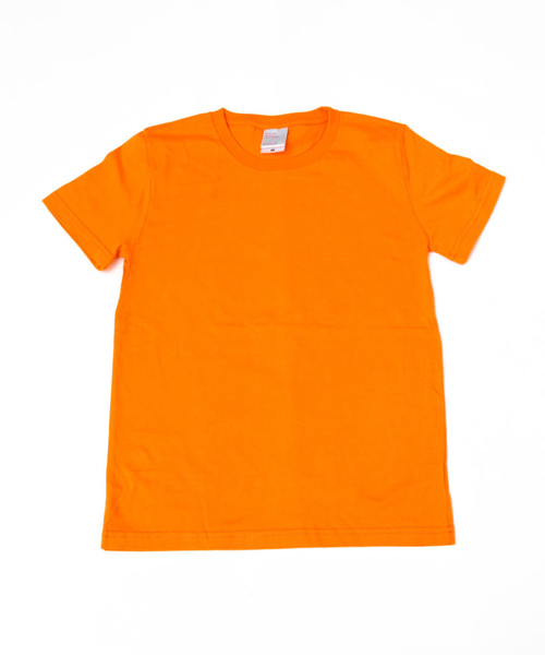 14+（イチヨンプラス）の「レディース無地Tシャツ（Tシャツ/カットソー・レディース・ブラック/カーキ/スカイブルー/ブラウン/ナチュラル/ネイビー/パープル/ホワイト/オレンジ/ブルー/グレー・MEDIUM/SMALL/LARGE）」の11枚目の写真