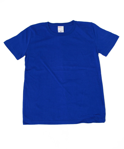 14+（イチヨンプラス）の「レディース無地Tシャツ（Tシャツ/カットソー・レディース・ブラック/カーキ/スカイブルー/ブラウン/ナチュラル/ネイビー/パープル/ホワイト/オレンジ/ブルー/グレー・MEDIUM/SMALL/LARGE）」の9枚目の写真