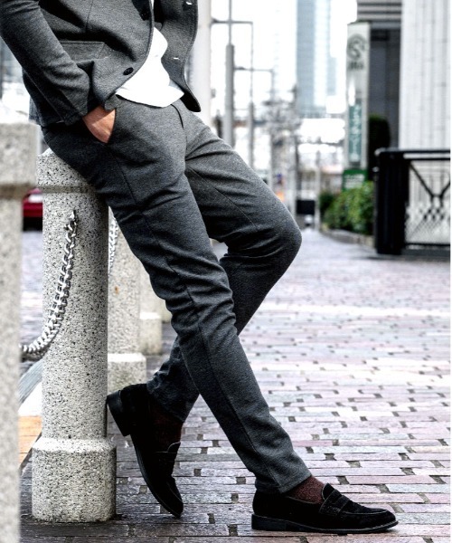 Vicci(ビッチ)の「『vicci/ヴィッチ』カルゼニット イタリアンカラージャケット&パンツ【上下セットアップ】(セットアップ・メンズ・ブラック/ネイビー/グレー/ベージュ系その他/チャコール・M/L)」の18枚目の写真