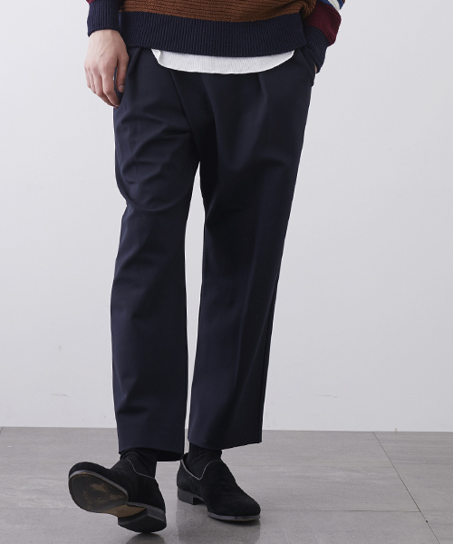 美品】CULLNI クルニ 19ss スラックス ベルト パンツ 黒 CULLNI クルニ