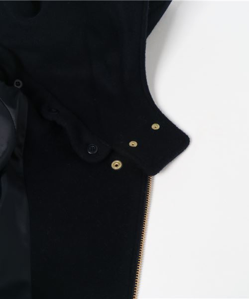 un dix cors（アンディコール）の「フード付ショートコート（その他アウター・レディース・ライトブルー/ライトベージュ/ネイビー・ﾌﾘ-）」の12枚目の写真