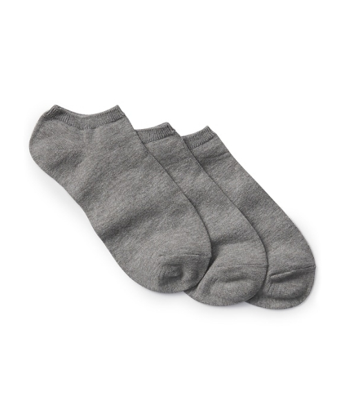 GAP（ギャップ）の「Gap ベーシック アンクルソックス（3足組）（ソックス/靴下・レディース・ブラック/グレー/ホワイト・ONE SIZE）」の3枚目の写真
