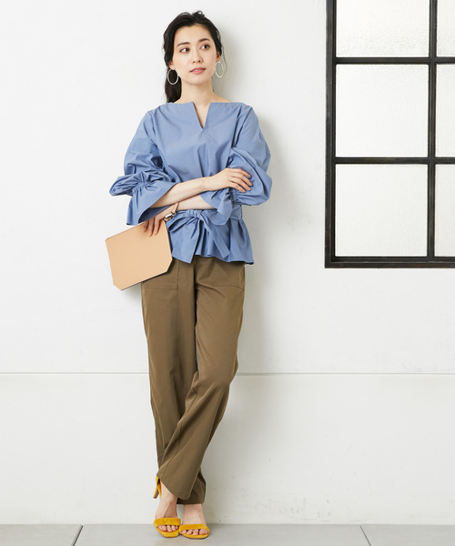 RIVE DROITE（リヴドロワ）の「ベイカー　パンツ（その他パンツ・レディース・カーキ/オレンジ/ベージュ・38/36）」の3枚目の写真