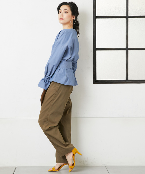 RIVE DROITE（リヴドロワ）の「ベイカー　パンツ（その他パンツ・レディース・カーキ/オレンジ/ベージュ・38/36）」の6枚目の写真