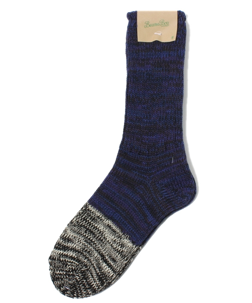 BEAMS BOY(ビームスボーイ)の「□BEAMS BOY / 2トーン MIX 3/4ソックス(ソックス/靴下・レディース・オフホワイト/レッド/イエロー/パープル・ONE SIZE)」の3枚目の写真