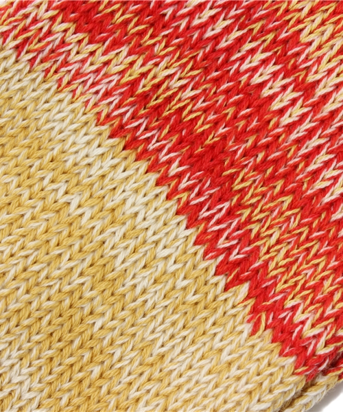 BEAMS BOY(ビームスボーイ)の「□BEAMS BOY / 2トーン MIX 3/4ソックス(ソックス/靴下・レディース・オフホワイト/レッド/イエロー/パープル・ONE SIZE)」の8枚目の写真