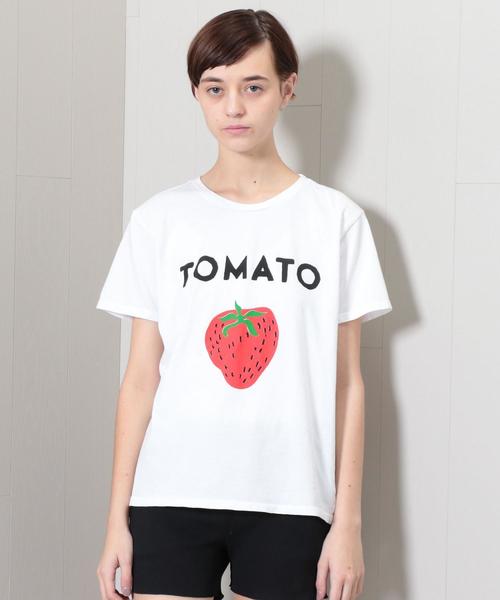 RXMANCE ロマンス PARIS 半袖Tシャツ XS 白 ドゥロワー Drawer（ドゥロワー）の「＜RXMANCE（ロマンス）＞ PARIS Tシャツ