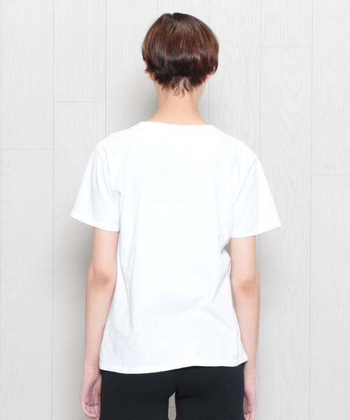 RXMANCE ロマンス PARIS 半袖Tシャツ XS 白 ドゥロワー Drawer（ドゥロワー）の「＜RXMANCE（ロマンス）＞ PARIS Tシャツ