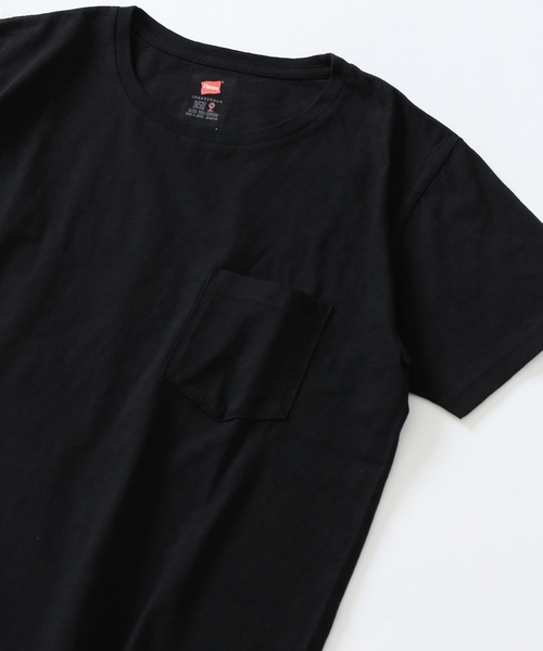 SLOBE IENA（スローブイエナ）の「HANES×SLOBE 別注 USコットン クルーポケットTシャツ◆（Tシャツ/カットソー・レディース・ホワイト/ブラック/グレー系その他/ブラウン/パープル系その他/ピンク・FREE）」の3枚目の写真