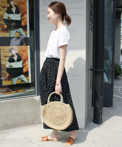 SLOBE IENA（スローブイエナ）の「HANES×SLOBE 別注 USコットン クルーポケットTシャツ◆（Tシャツ/カットソー・レディース・ホワイト/ブラック/グレー系その他/ブラウン/パープル系その他/ピンク・FREE）」の21枚目の写真