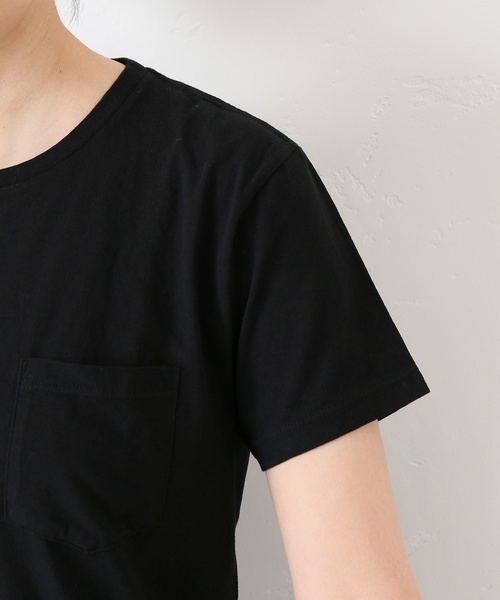 SLOBE IENA（スローブイエナ）の「HANES×SLOBE 別注 USコットン クルーポケットTシャツ◆（Tシャツ/カットソー・レディース・ホワイト/ブラック/グレー系その他/ブラウン/パープル系その他/ピンク・FREE）」の11枚目の写真