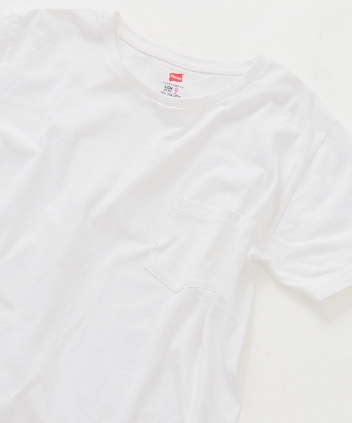 SLOBE IENA（スローブイエナ）の「HANES×SLOBE 別注 USコットン クルーポケットTシャツ◆（Tシャツ/カットソー・レディース・ホワイト/ブラック/グレー系その他/ブラウン/パープル系その他/ピンク・FREE）」の20枚目の写真