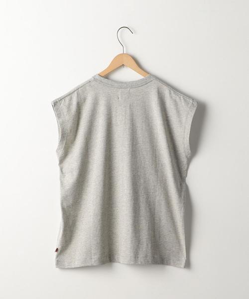 coen（コーエン）の「USAコットンフレンチスリーブTシャツ(カットソー)（Tシャツ/カットソー・レディース・ネイビー/ホワイト/グレー/ライラック・FREE）」の5枚目の写真