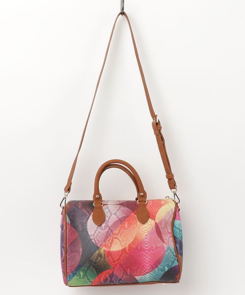 Desigual（デシグアル）の「「Desigual/デシグアル」 ハンドバッグ（ハンドバッグ・レディース・レッド系その他・ONE SIZE）」の2枚目の写真