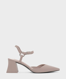 アンクルストラップフレアヒール / ANKLE STRAP FLARE HEELS