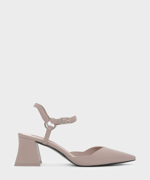 CHARLES & KEITH(チャールズ & キース)の「アンクルストラップフレアヒール / ANKLE STRAP FLARE HEELS(サンダル・レディース・ブラック/レッド/ピンク・22.5cm/23cm/23.5cm/24.5cm/25cm/25.5cm)」の3枚目の写真