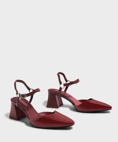 CHARLES & KEITH(チャールズ & キース)の「アンクルストラップフレアヒール / ANKLE STRAP FLARE HEELS(サンダル・レディース・ブラック/レッド/ピンク・22.5cm/23cm/23.5cm/24.5cm/25cm/25.5cm)」の17枚目の写真