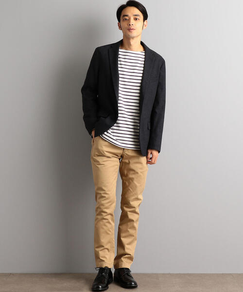 green label relaxing（グリーンレーベルリラクシング）の「CM デニムライク ツイード 2ボタン M70 ジャケット（テーラードジャケット・メンズ・ネイビー/ダークグレー・SMALL/X-LARGE/LARGE/MEDIUM/X-SMALL）」の6枚目の写真