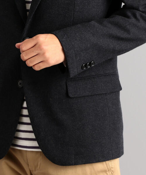 green label relaxing（グリーンレーベルリラクシング）の「CM デニムライク ツイード 2ボタン M70 ジャケット（テーラードジャケット・メンズ・ネイビー/ダークグレー・SMALL/X-LARGE/LARGE/MEDIUM/X-SMALL）」の8枚目の写真