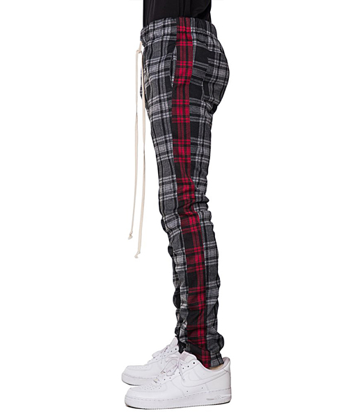 EPTM(エピトミ)の「サイドラインチェックパンツ(その他パンツ・メンズ・ブラック/レッド・S/M/L)」の7枚目の写真