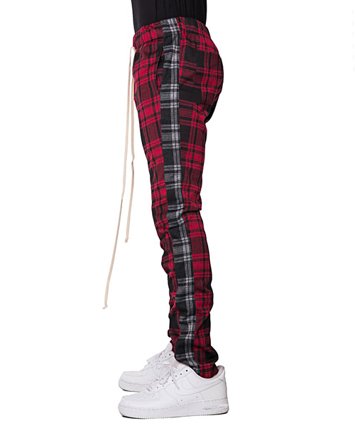 EPTM(エピトミ)の「サイドラインチェックパンツ(その他パンツ・メンズ・ブラック/レッド・S/M/L)」の4枚目の写真