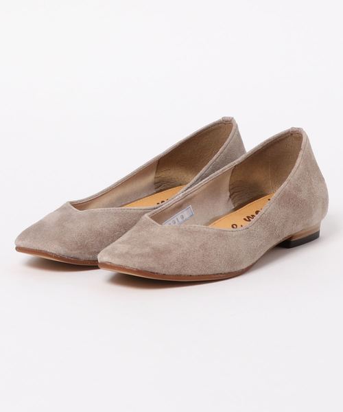 neue marche(ノイエマルシェ)の「Vカットフラットシューズ/919【日本製】大きいサイズ&小さいサイズ(パンプス・レディース・ブラック/ネイビー/ピンク/シルバー/ベージュ/ミント/テラコッタ/カーキ/ライトグリーン/グレイッシュベージュ・22cm/22.5cm/23cm/23.5cm/24cm/24.5cm/25cm/25.5cm/21cm/21.5cm)」の4枚目の写真