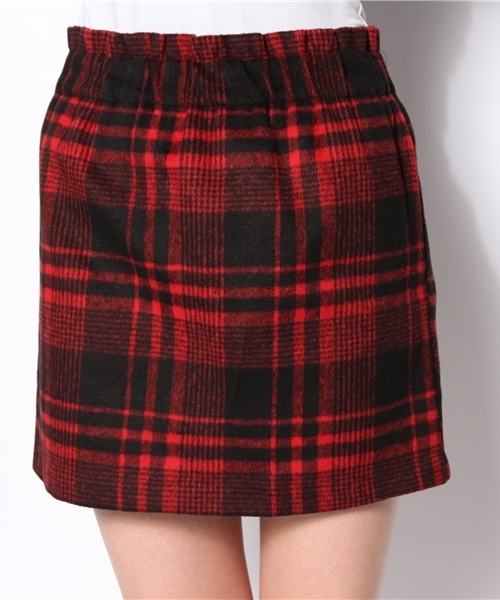 VENCEEXCHANGE(ヴァンスエクスチェンジ)の「チェックペンシルハイウエストスカート(スカート・レディース・ブラック/ブルー/オフホワイト/レッド・MEDIUM)」の15枚目の写真