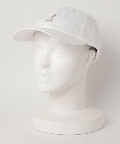 KANGOL(カンゴール)の「KANGOL washed Baseball cap(キャップ・レディース・ホワイト/ブラック/ダークグリーン/ネイビー/ベージュ・ONESIZE)」の11枚目の写真