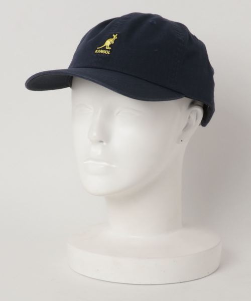 KANGOL(カンゴール)の「KANGOL washed Baseball cap(キャップ・レディース・ホワイト/ブラック/ダークグリーン/ネイビー/ベージュ・ONESIZE)」の8枚目の写真