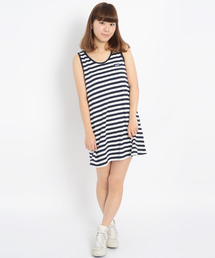 X-girl | BASIC BORDER TANK DRESS(ワンピース)