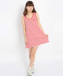 X-girl | BASIC BORDER TANK DRESS(ワンピース)
