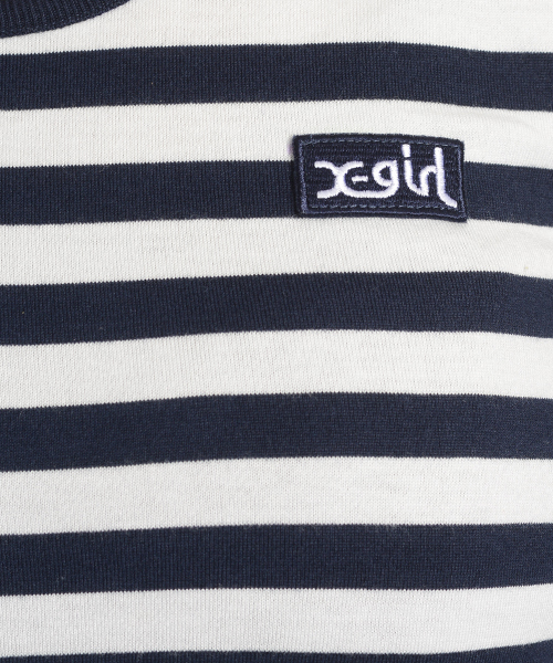X-girl(エックスガール)の「BASIC BORDER TANK DRESS(ワンピース・レディース・ネイビー/イエロー/レッド・1/2)」の8枚目の写真