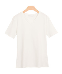 Pierrot | ネックが選べる シルケットコットンTシャツ(Tシャツ/カットソー)