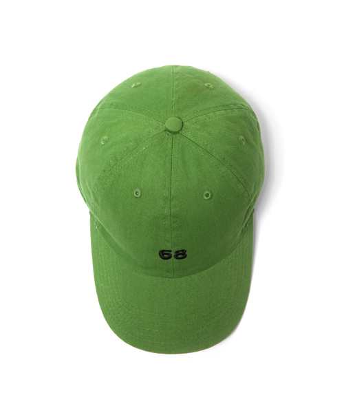 68&brothers（シックスティエイトアンドブラザーズ）の「6 Panel Cap w/emb "68"（キャップ・メンズ・ブラック/ベージュ/グリーン/ネイビー/オレンジ・FREE）」の9枚目の写真