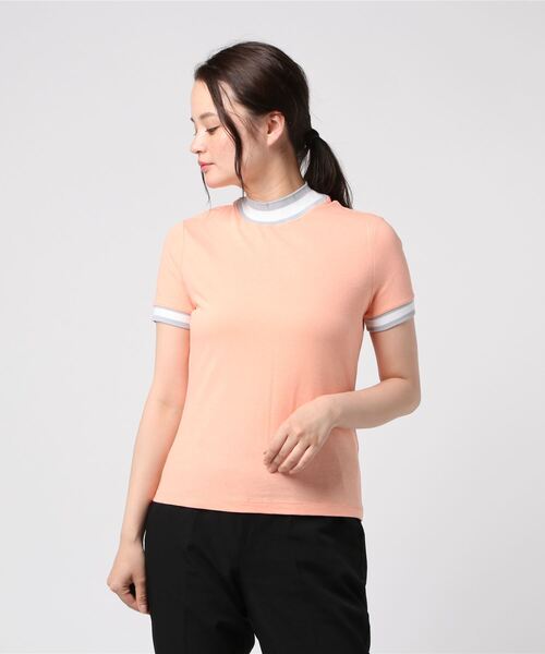 T BY ALEXANDER WANG（ティーバイ アレキサンダーワン）の「T-BY ALEXANDER WANG S/S TEE 534-83041001（Tシャツ/カットソー・レディース・ピンク/ブラック・X-SMALL/SMALL）」の6枚目の写真
