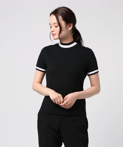 T BY ALEXANDER WANG（ティーバイ アレキサンダーワン）の「T-BY ALEXANDER WANG S/S TEE 534-83041001（Tシャツ/カットソー・レディース・ピンク/ブラック・X-SMALL/SMALL）」の5枚目の写真