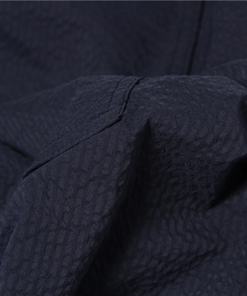 BEAMS BOY（ビームスボーイ）の「BEAMS BOY / サッカー 前開イージーパンツ（その他パンツ・レディース・ベージュ/ネイビー・ONE SIZE）」の11枚目の写真