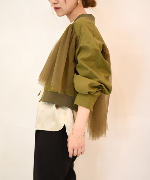 eimee law メッシュレイヤードブルゾン eimee law メッシュレイヤード 